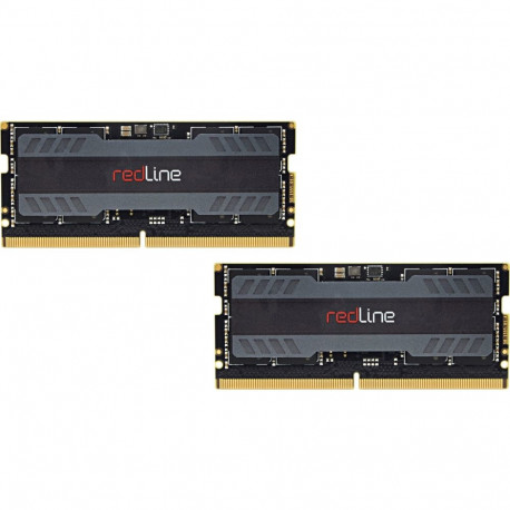 Mushkin DDR5 - 64GB - 5600 - 46 (2x 32 GB) dual kit, memory (black, MRA5S560LKKD32GX2, Redline SODIM