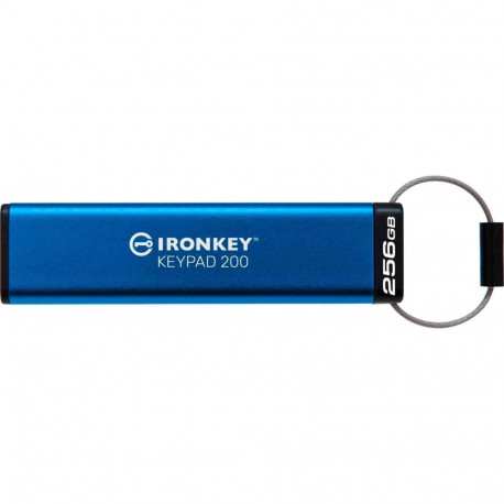 IronKey Keypad 200 256 GB (blau, USB-A 3.2 Gen 1)