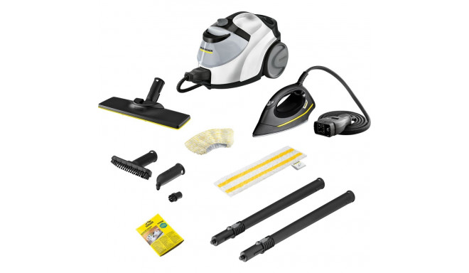 Kärcher steam cleaner SC 5 EasyFix Iron (white/black, 2,250 watts, including steam pressure iron)