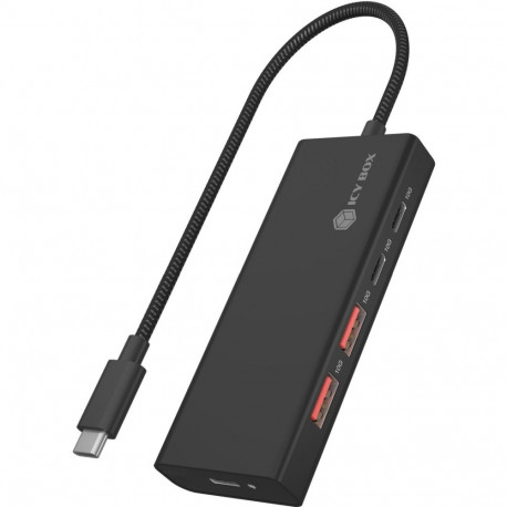 IB-HUB1436-CPD 4-Port USB 3.2 Gen 2 (schwarz)