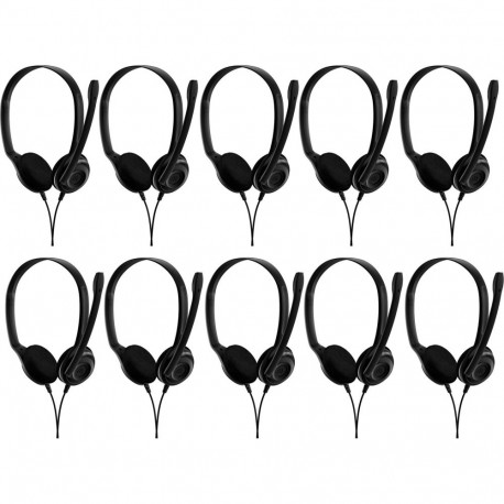 EPOS EDU 10, headset (black, pack of 10, 3.5 mm jack plug)