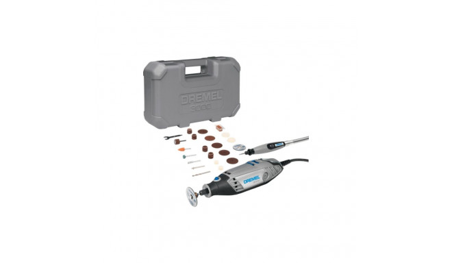 Dremel multi-function tool 3000-1/25 (grey, 130 watts, 25-piece accessories, case)
