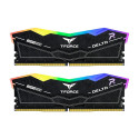 Team Group DDR5 - 32GB - 6400 - CL - 32 (2x 16 GB) dual kit, RAM (black, FF3D532G6400HC32ADC01, Delt