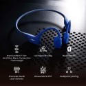 Shokz OpenRun, headphones (blue, Eclipse Blue, Bluetooth, charging via USB-C)
