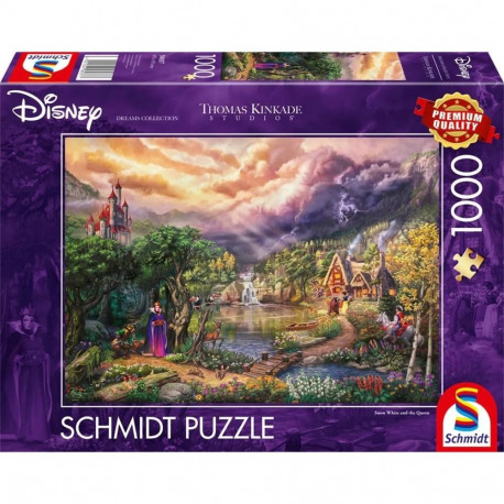 Schmidt Spiele Thomas Kinkade Studios: Disney Dreams Collection- Snow White and the Queen, Puzzle (1