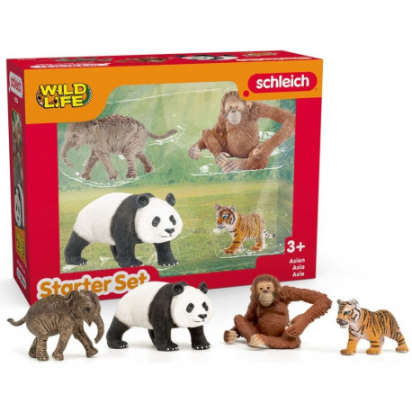 Schleich Wild Life "Asia" Starter Set, Toy Figure