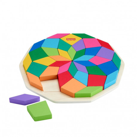 Fisher-Price Wooden Mandala Puzzle (40 pieces)