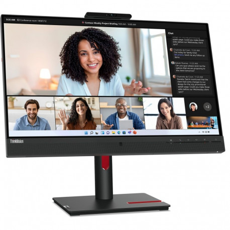 ThinkVision monitor T24mv-30 60.45cm (23.8Zoll) Full HD IPS HDMI DisplayPort USB-C Pivot Webcam, mus