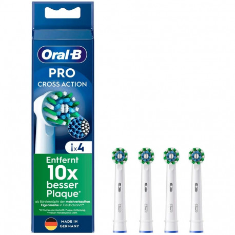 Oral-B harjapead Pro Cross Action 4-pakk, valge