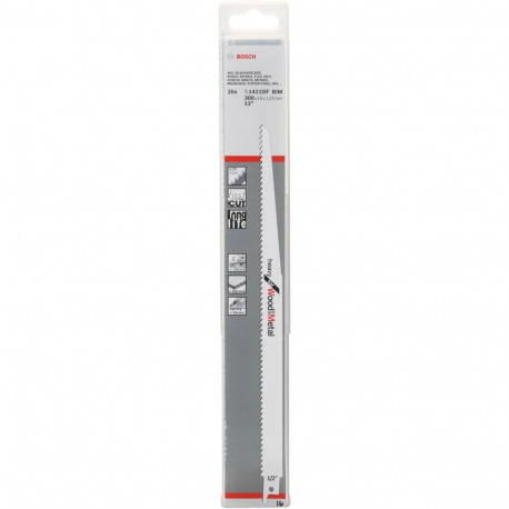 Säbelsägeblatt S 1411 DF Heavy for Wood and Metal, 25 Stück (Länge 300mm)