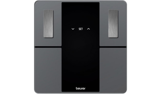 Beurer diagnostic scale BF 500 Super Black Edition (grey/black, Bluetooth)