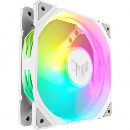 TUF GAMING ventilaator TR120 ARGB 120mm, valge/läbipaistev