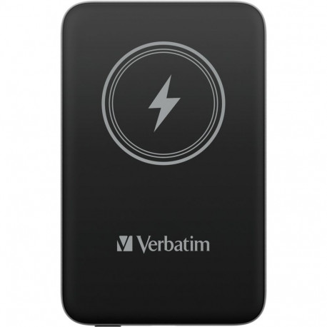 Verbatim Wireless Power Bank Charge 'n' Go 10,000mAh (black, Qi, PD 3.0, Quick Charge 3.0)