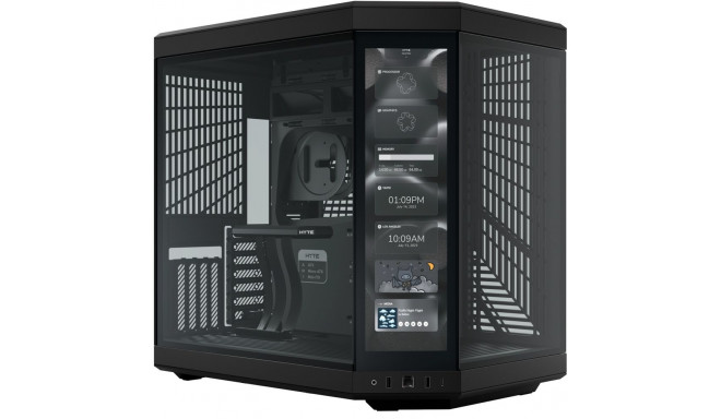 HYTE Y70 Touch Infinite , Tower case (black, Tempered Glass x 2)