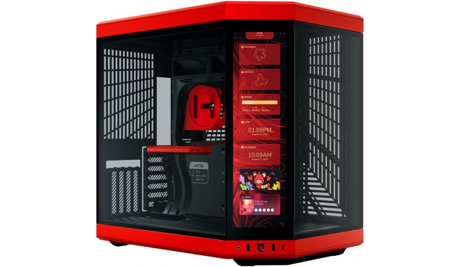 HYTE Y70 Touch Infinite , Tower case (black, Tempered Glass x 2)