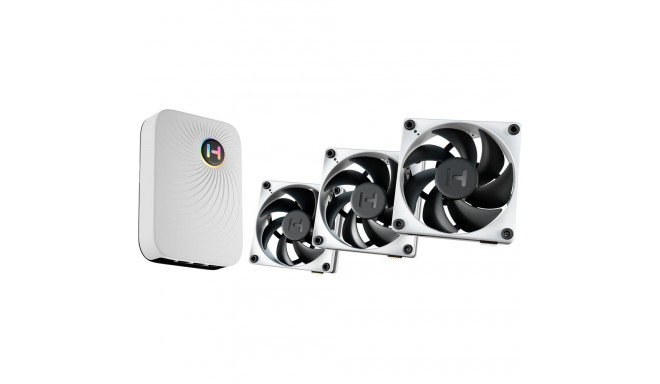 HYTE THICC FP12 Triple Fan Pack + Nexus Portal, case fan (black/grey, 3-pack + Nexus Portal)