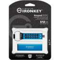 Kingston IronKey Keypad 200 512 GB, USB stick (USB-C 3.2 Gen 1)