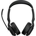 Jabra Evolve2 55, with charging station, headset (black, stereo, Microsoft Teams, USB-A, Link380a)