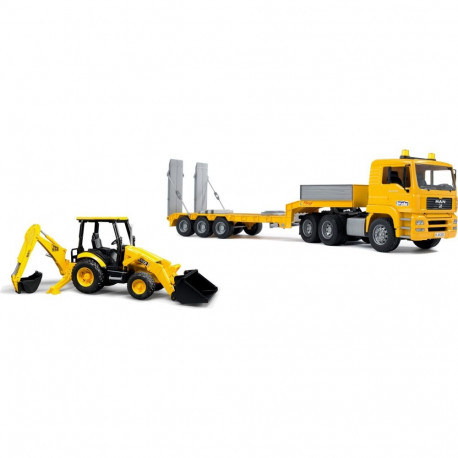 MAN madalhaagis TGA koos JCB MIDI ekskavaator-laadur