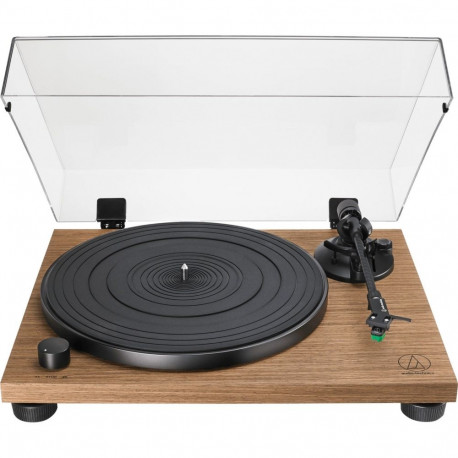 AT-LPW40WN (schwarz/holz, Integrierter Phono-Vorverstärker, Manuelle Bedienung)