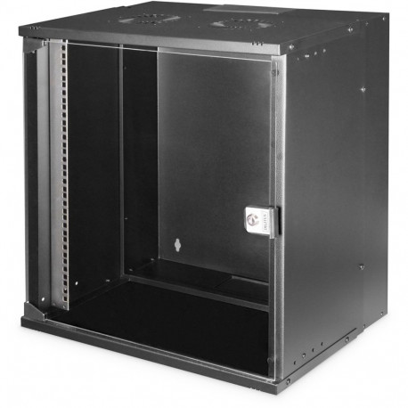 Digitus wall housing SOHO PRO, IT cabinet (black, 12 height units)