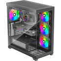 Xilence XILENT Gleam, tower case (black, tempered glass)