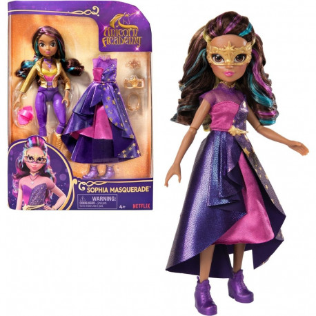 Unicorn Academy nukk Sophia luksuslik maskeraad