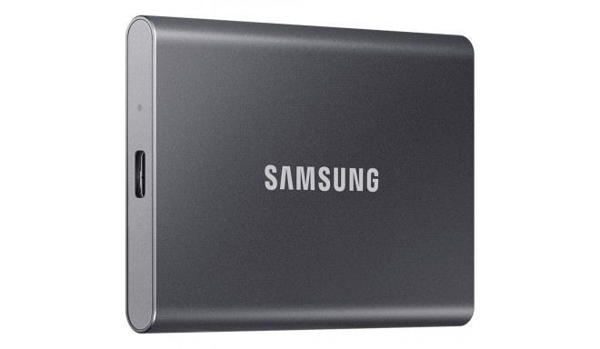 SAMSUNG Portable SSD T7 4 TB, external SSD (gray, USB-C 3.2 Gen 2 (10 Gbit/s), external)