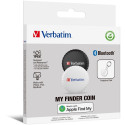 Verbatim My Finder Coin Bluetooth Tracker, Location Tracker (2-Pack, 1x Black, 1x White)