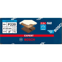 Bosch Expert C470 sanding sheet, 125mm, K220 multi-hole (50 pieces, for eccentric sander)