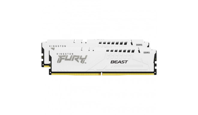 Kingston FURY DDR5 - 64GB - 6000 - CL - 30 (2x 32 GB) dual kit, memory (white, KF560C30BWEK2-64, Fur