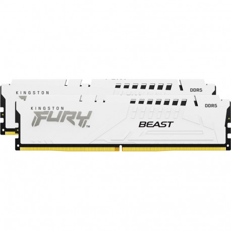 Kingston FURY DDR5 - 32GB - 6000 - CL - 30 (2x 16 GB) dual kit, memory (white, KF560C30BWEK2-32, Fur