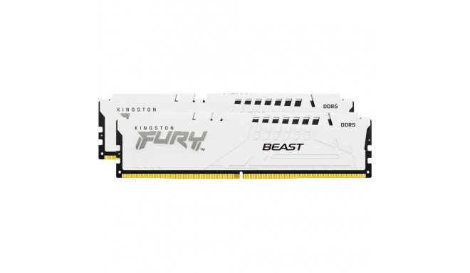 Kingston FURY DDR5 - 32GB - 6000 - CL - 30 (2x 16 GB) dual kit, memory (white, KF560C30BWEK2-32, Fur