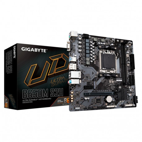 GIGABYTE B650M S2H - Socket AM5 - motherboard (black/grey)