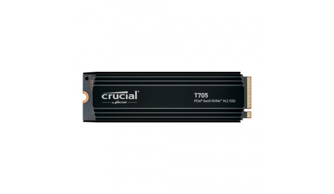 Crucial T705 2 TB, SSD (black, PCIe 5.0 x4, NVMe 2.0, M.2 2280, incl. aluminum heatsink)