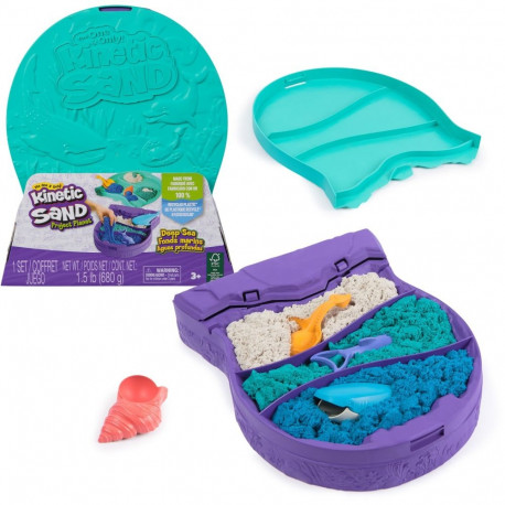 Kinetic Sand mängukomplekt Project Planet ookeani 680Gramm liiva