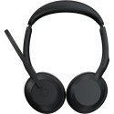 Jabra Evolve2 55, with charging station, headset (black, stereo, Microsoft Teams, USB-C, Link380c)