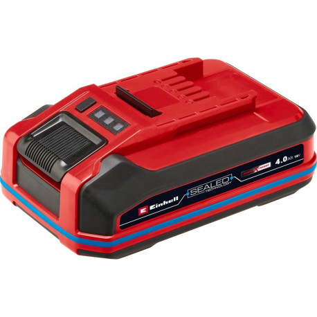 Akku Power-X-Change Plus 18Volt 4,0Ah SEALED (rot/schwarz, IP57, wasserfest, Kurzschlusssicherung)