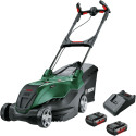 Bosch cordless lawn mower AdvancedRotak 36V-40-650, 36Volt (green/black, 2x Li-ion battery 2.0Ah, PO