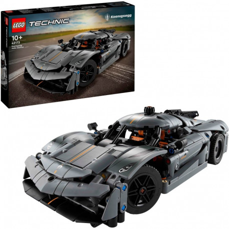 LEGO 42173 Technic Koenigsegg Jesko Absolut Super Sports Car in Gray, Construction Toy