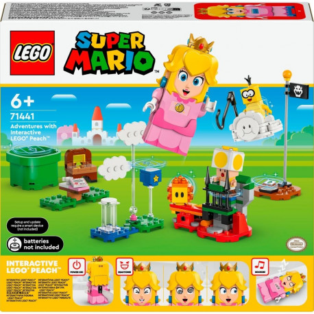 LEGO 71441 Super Mario Adventures with the interactive LEGO Peach, construction toy