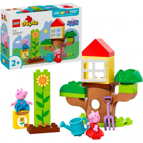 LEGO 10431 DUPLO Peppa's Garden with Tree House, construction toy