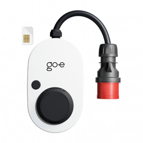 go-e Charger Gemini flex 2.0, 22 kW (32A 3-phase), wallbox (white/black, mobile charging station, 4G