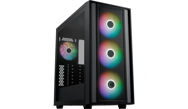 MasterBox 600 (schwarz, Tempered Glass)