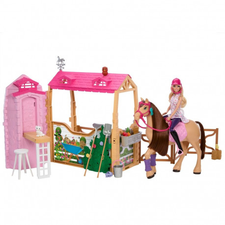 Mattel Barbie Mysteries: The Great Horse Chase - Ultimate Horse Stall, Play Building