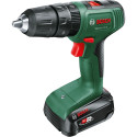 Bosch cordless impact drill EasyImpact 18V-38 (green/black, Li-ion battery 2.0Ah, case, POWER FOR AL