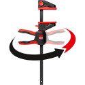 BESSEY one-hand clamp with rotating handle EZ360-45 (black/red, 450 / 80)