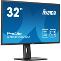 iiyama ProLite XB3270QSU-B1, LED monitor - 31.5 - black (matt), WQHD, IPS, HDMI, DP, ergonomic stand
