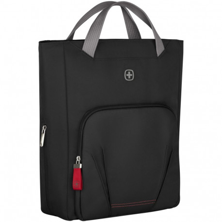 Motion vertikaalne tote-kott kuni 39,6cm (15,6"), must