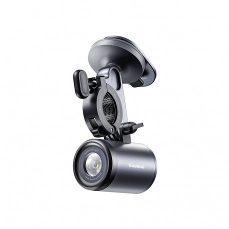 Baseus PrimeTrip 2-in-1 bike mount, phone holder + flashlight (black)